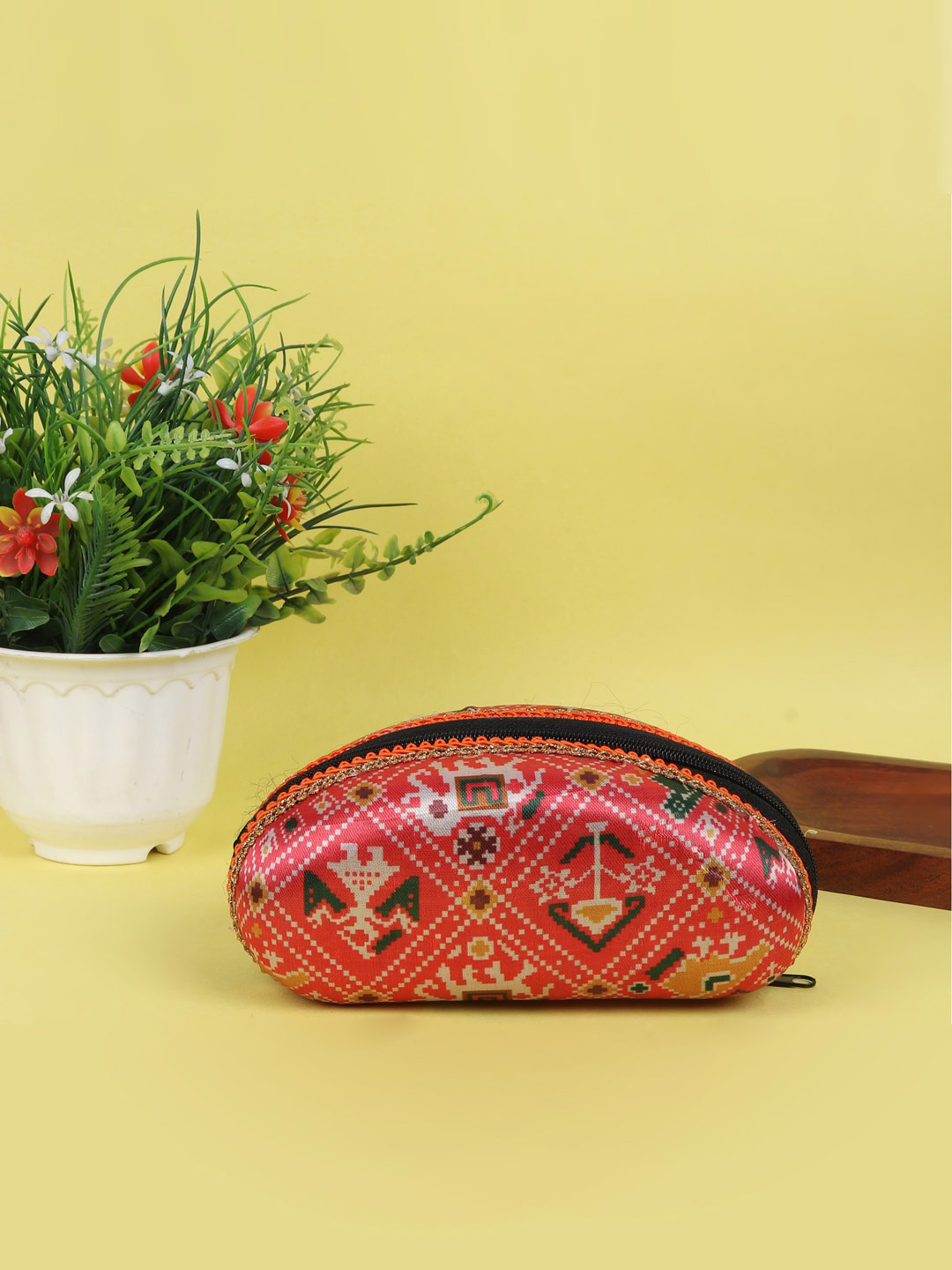 LIKAA Ethnic Motifs Printed Box Clutch