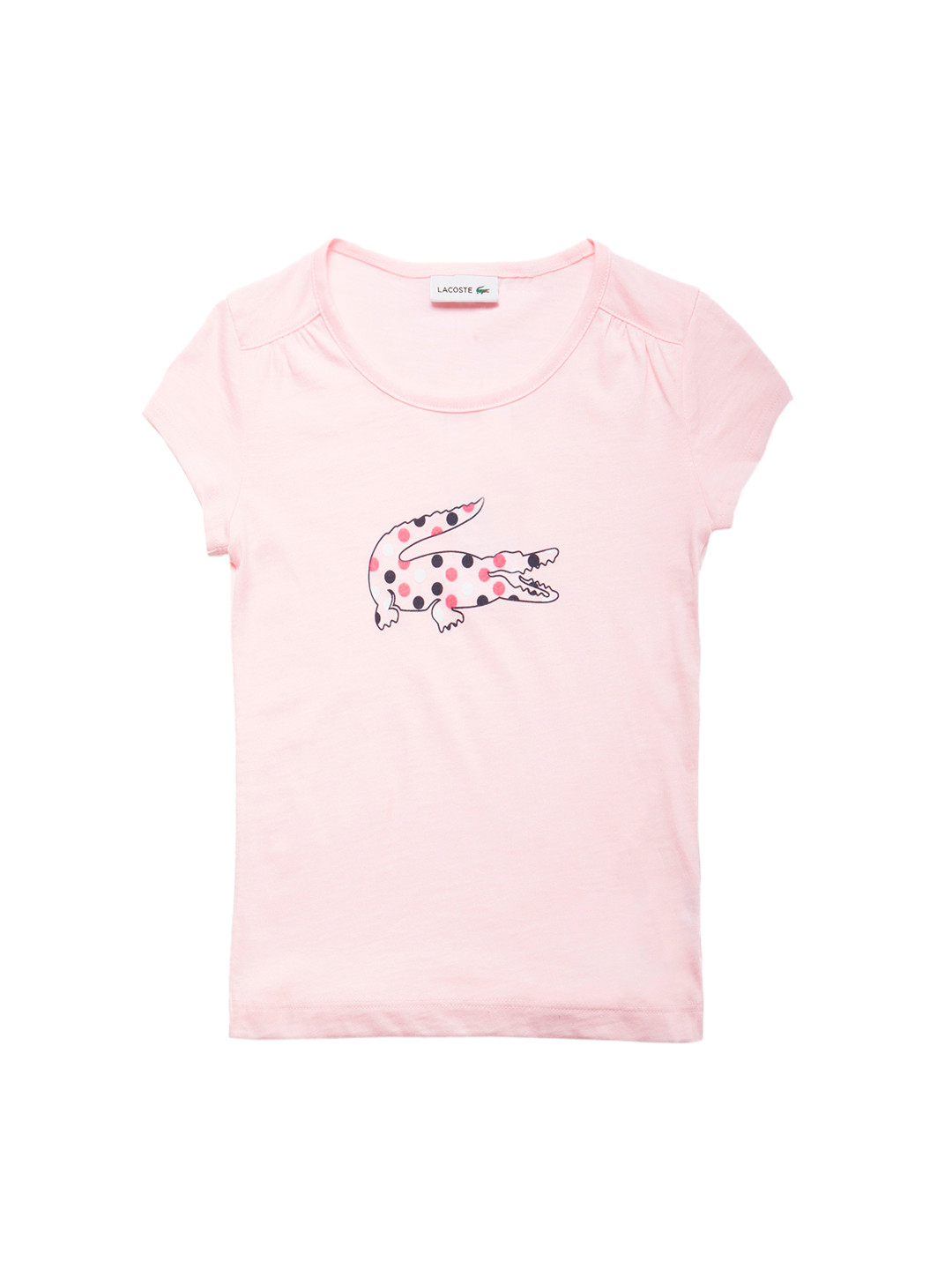 girls lacoste t shirt