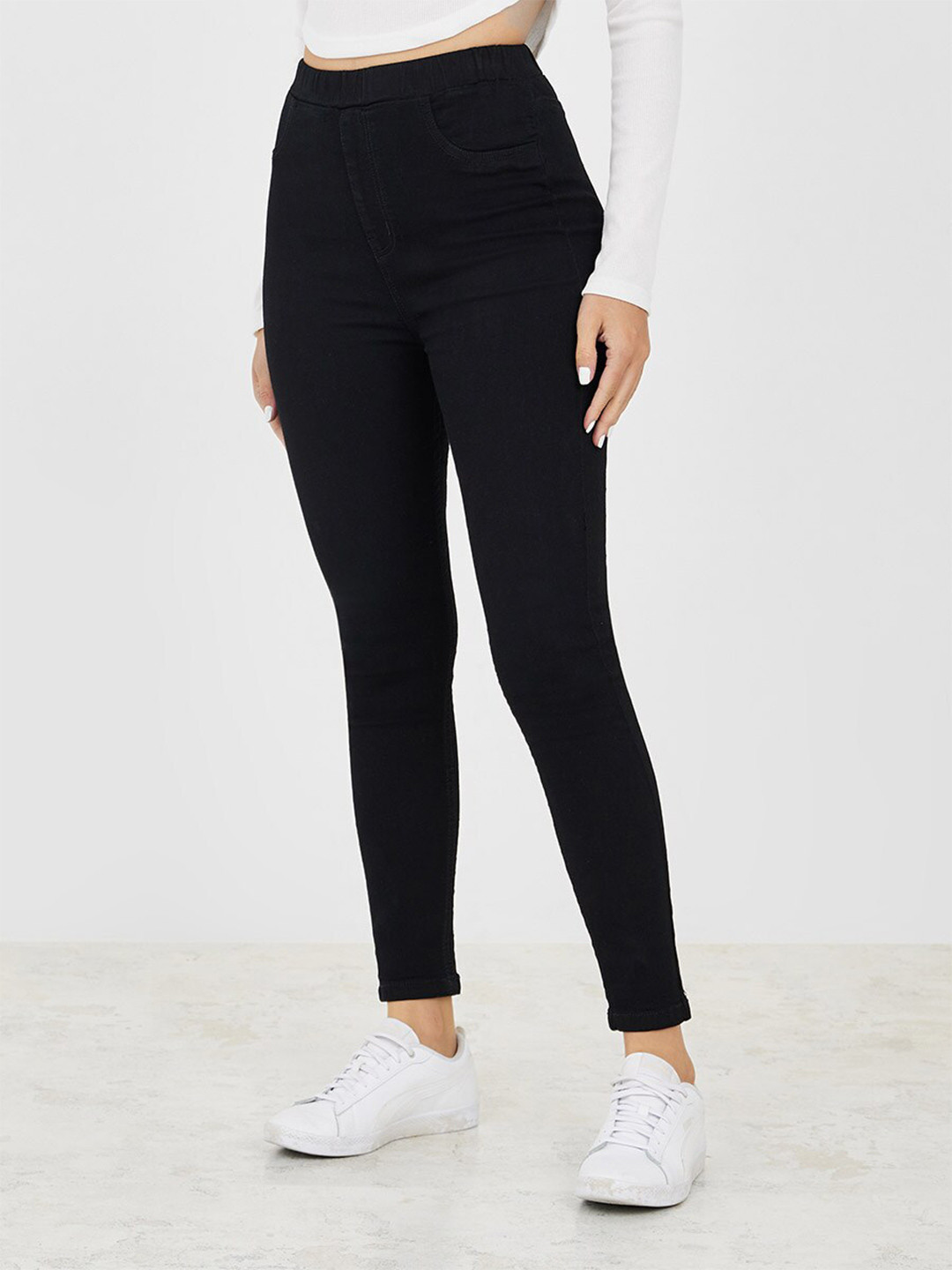 Styli Women Cotton Skinny Fit Jeggings