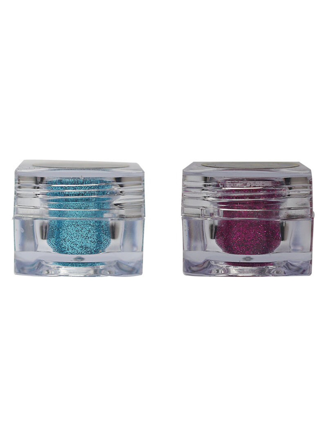 Veoni BELLE Set Of 2 Loose Glitter Eyeshadow-5g Each- Turquoise 05-Sahpire Pink 16