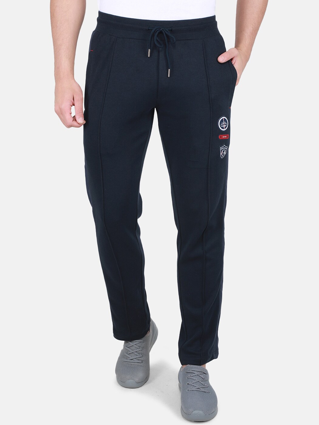 Buy OCTAVE Solid Cotton Regular Fit Men's Track pant