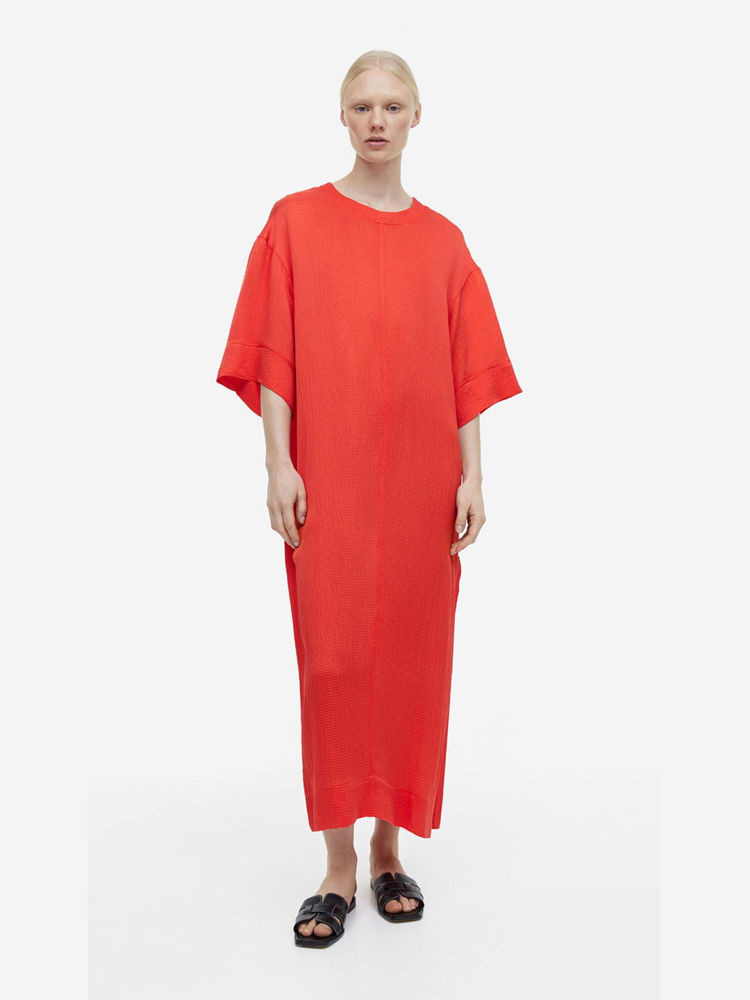 H&M Silk-Blend Maxi Dress