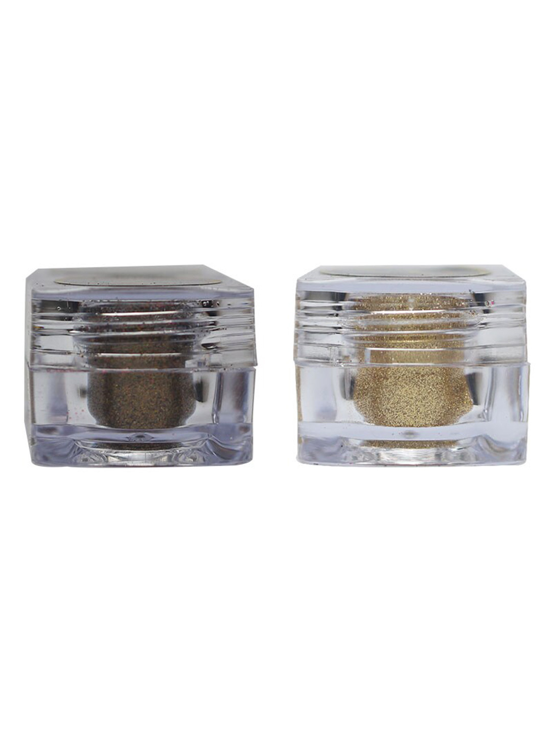 Veoni BELLE Set Of 2 Glitter Eye Shadows 5gm Each - Copper 13 & Rose Gold 17