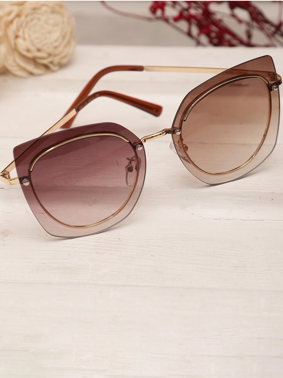 MARC LOUIS Women Square Sunglasses With UV Protected Lens ML B80-345