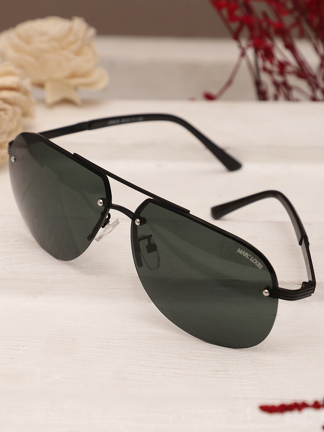 MARC LOUIS Aviator Sunglasses with UV Protected Lens ML D8826