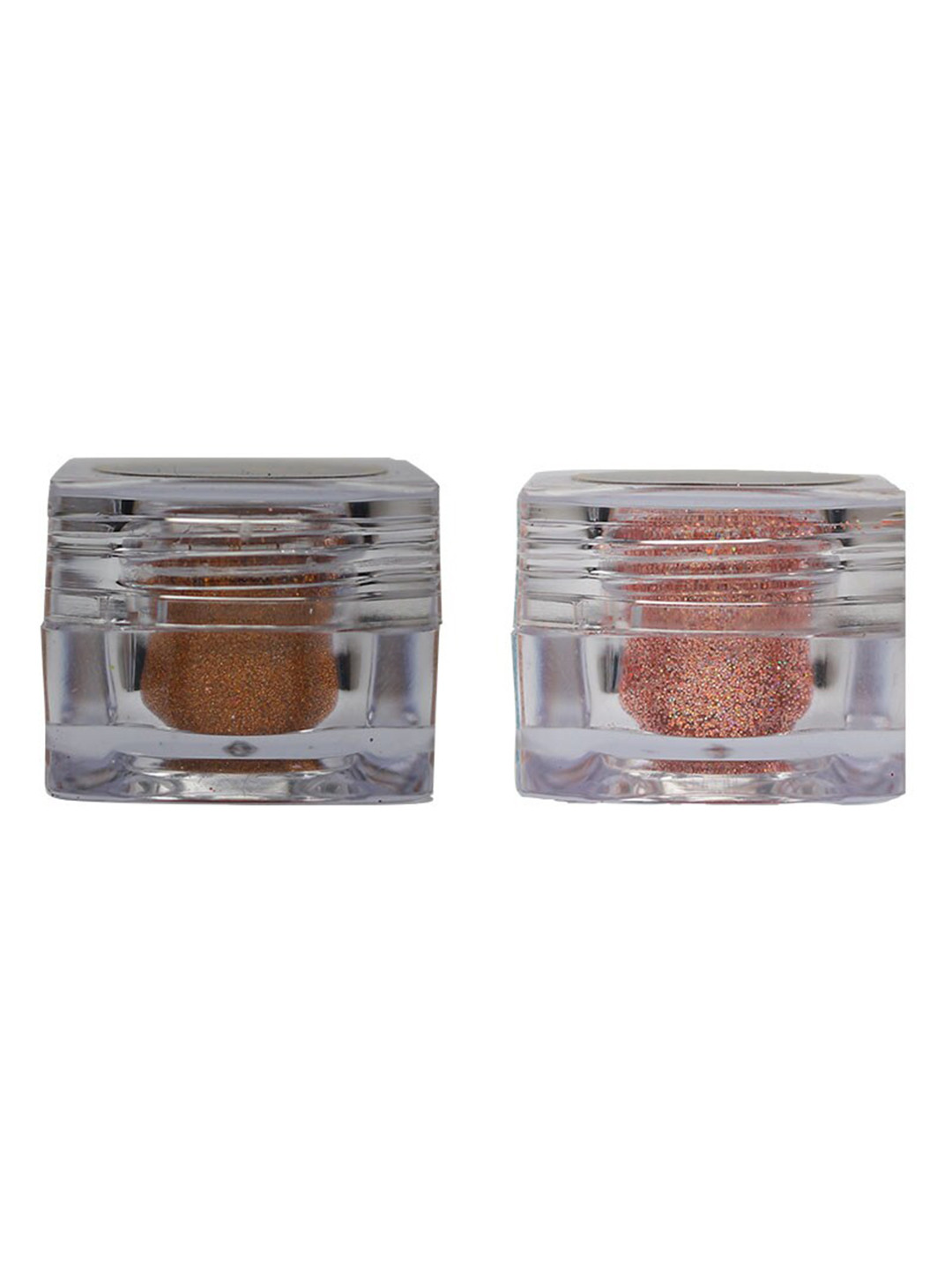 Veoni BELLE Set Of 2 Glitter Eye Shadows 5gm Each - Orange6 & Peach11