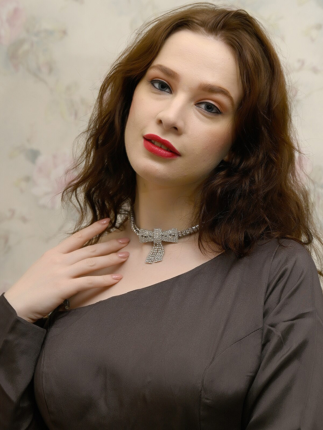 ODETTE Bow Choker Necklace