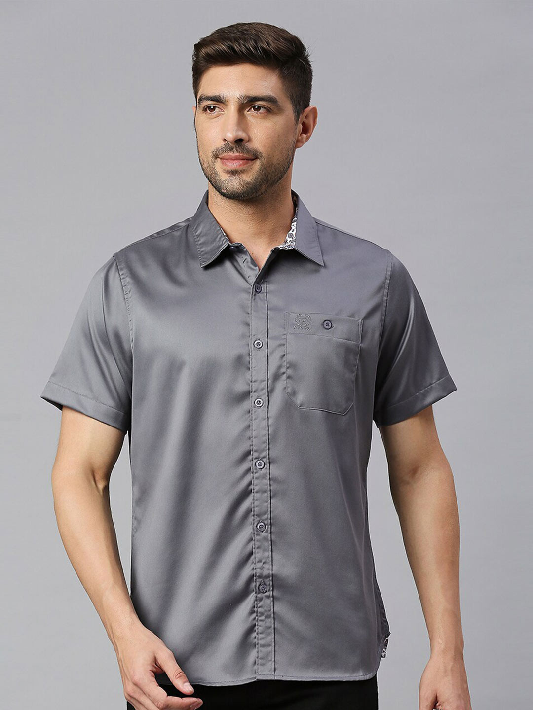 Provogue Classic Slim Fit Pure Cotton Casual Shirt