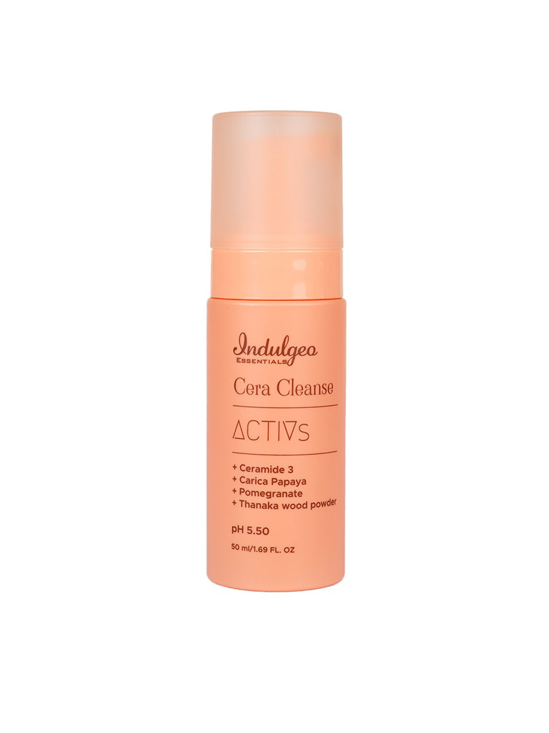 Indulgeo Essentials Cera Cleanse Ceramide Foaming Face Wash For All Skin Types - 50 ml