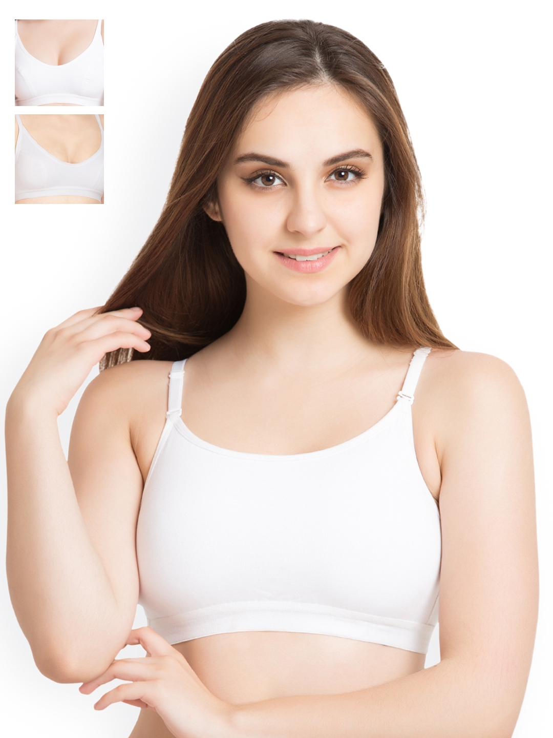 Buy Tweens Padded Non-Wired Full Coverage T-Shirt Bra - Lemon at