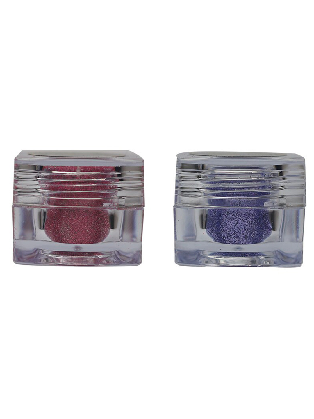 Veoni BELLE Set Of 2 HD Holographic Glitter Eyeshadow - Mauve Purple 9 & Frozen Pink 19