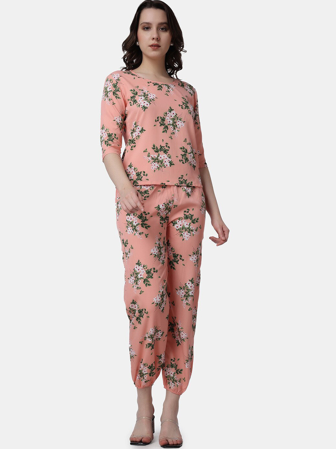 Popwings Printed Top & Jogger Co-Ords