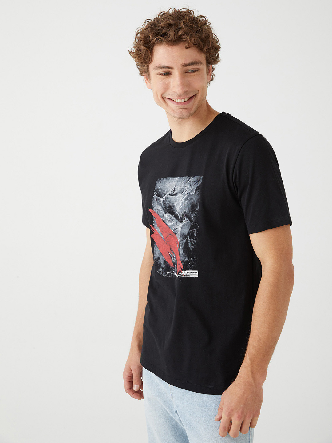 LC Waikiki Graphic Printed Pure Cotton T-shirt