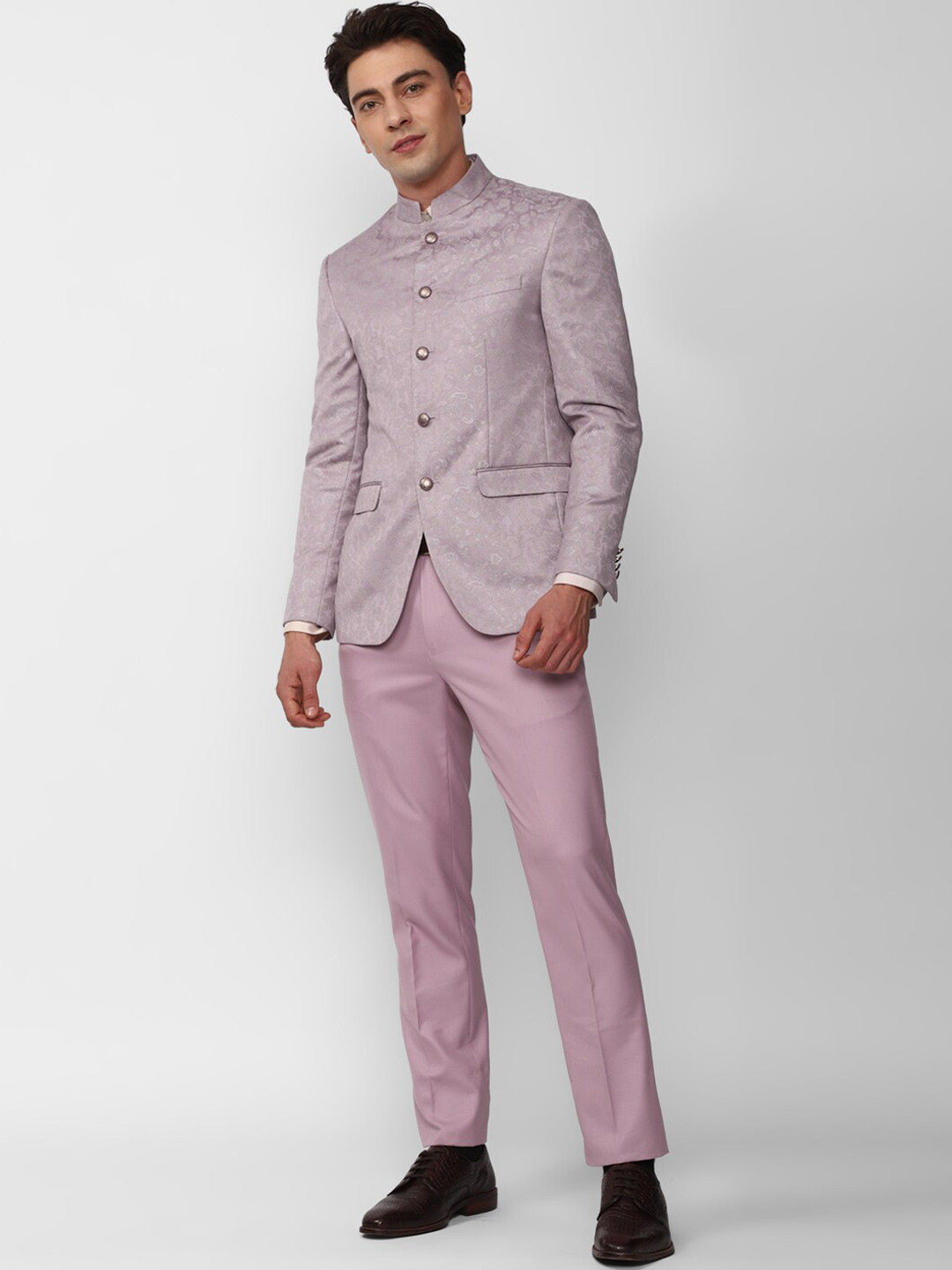 Peter England Elite Single-Breasted 2-Piece Formal Suit