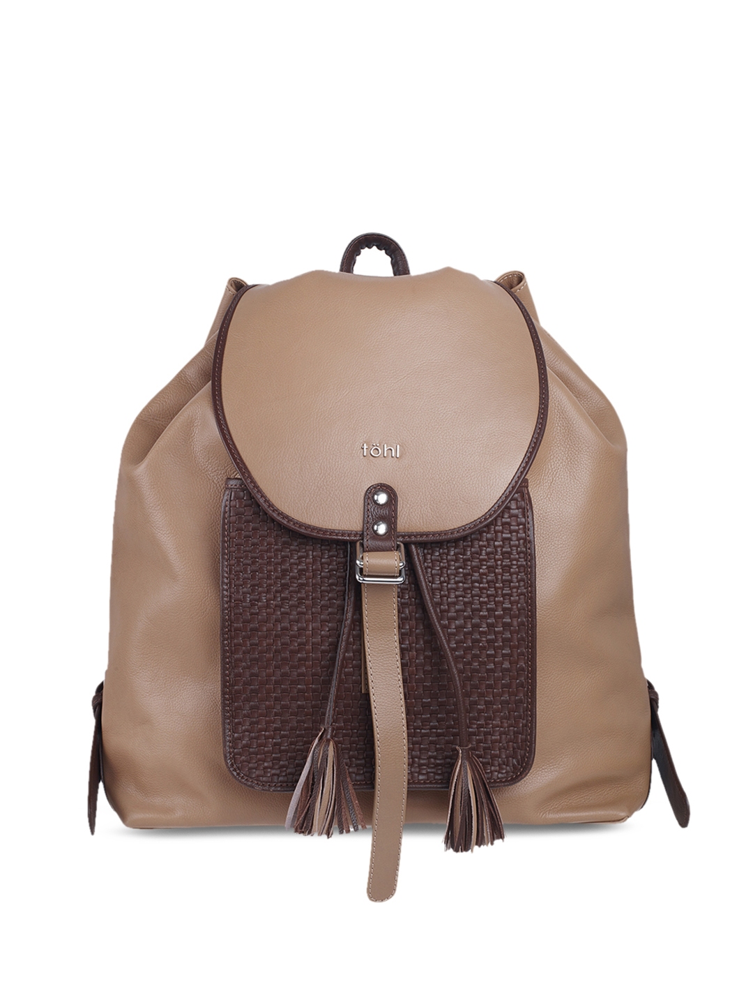 Dressberry Women Solid Backpack 23 L Backpack Brown - Price in India