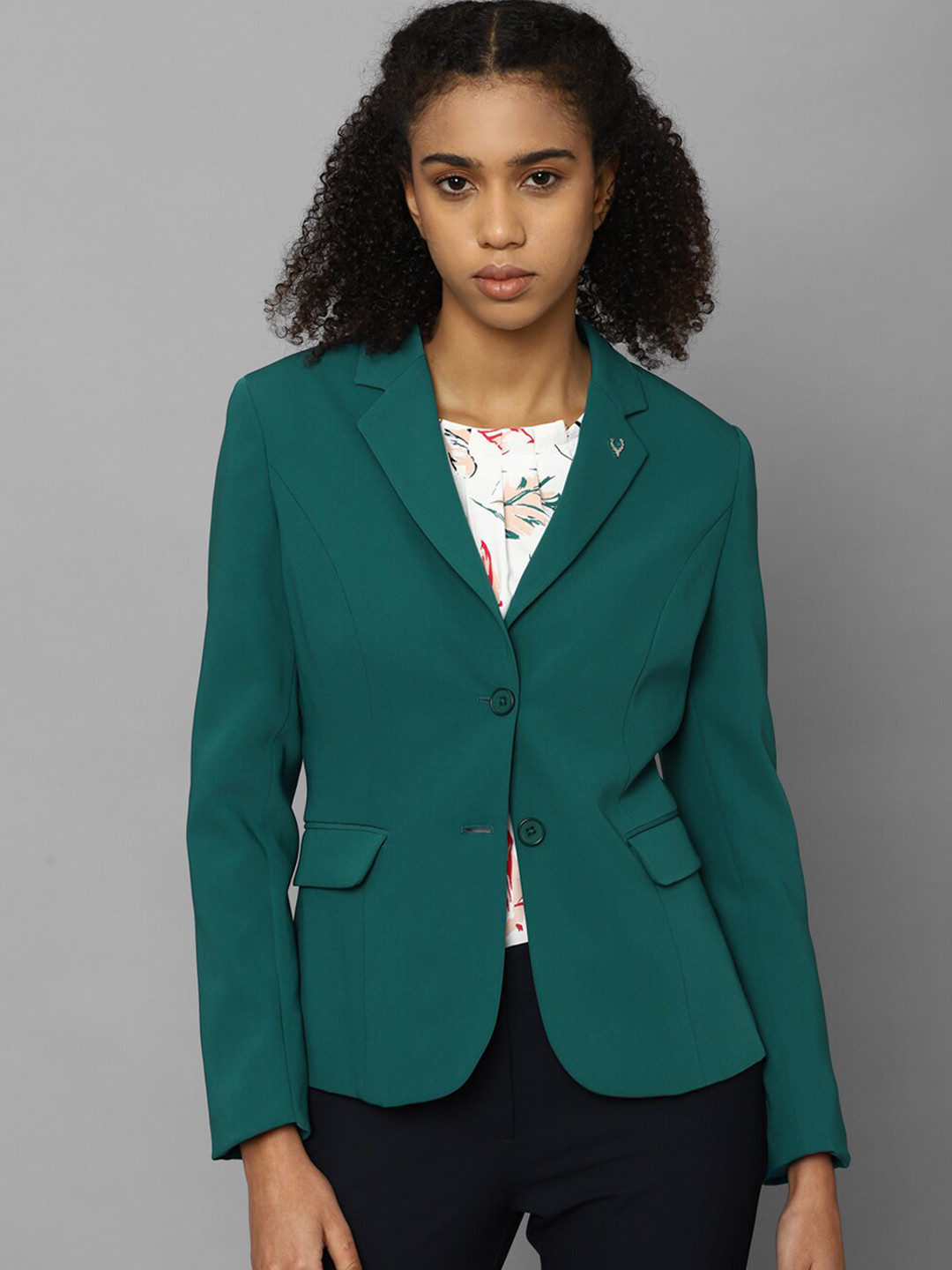 Allen Solly Woman Single Breasted Formal Blazer
