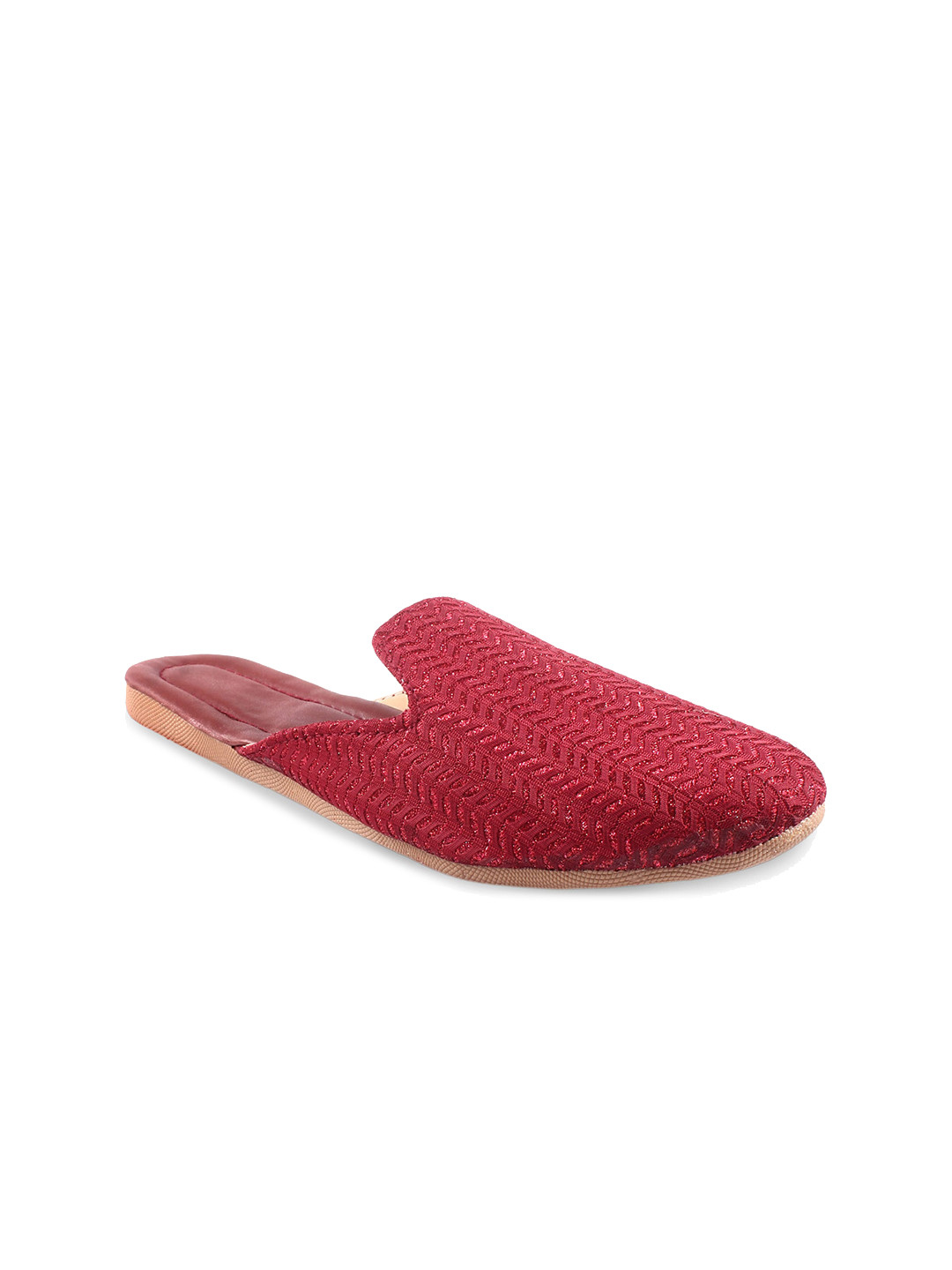 Apratim Embellished Round Toe Mules