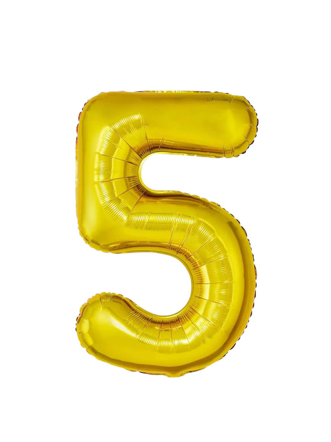 Art Street Yellow 5 Number Foil Helium Balloon