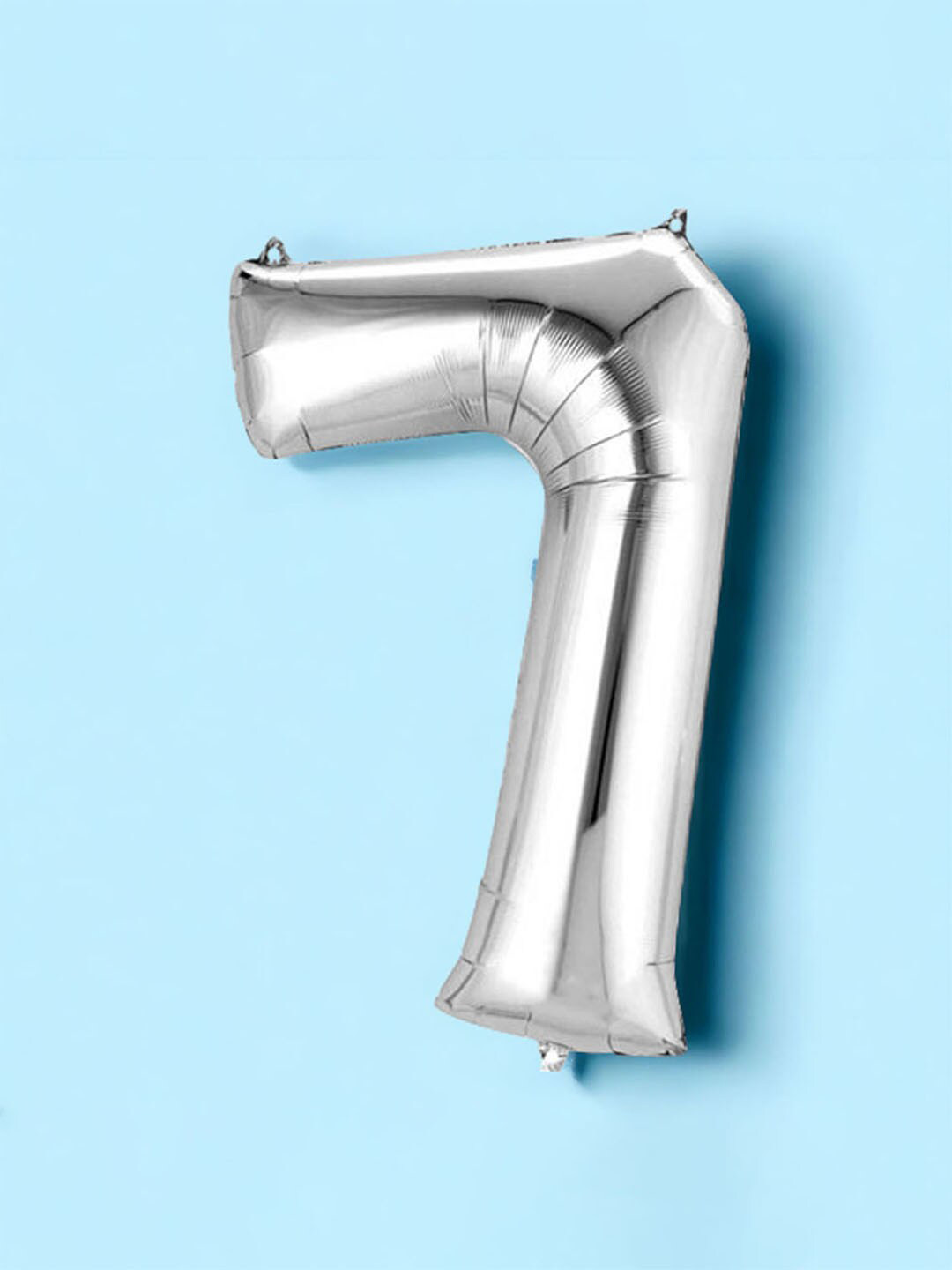 Art Street Grey 7 Number Foil Helium Balloon