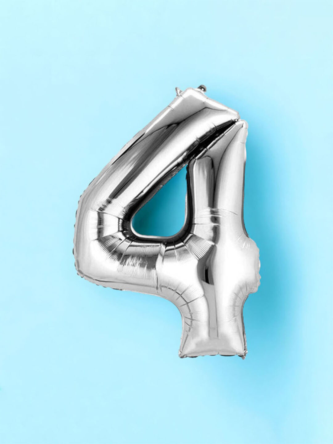 Art Street Number 4 Foil Helium Balloon- 40.64 cm