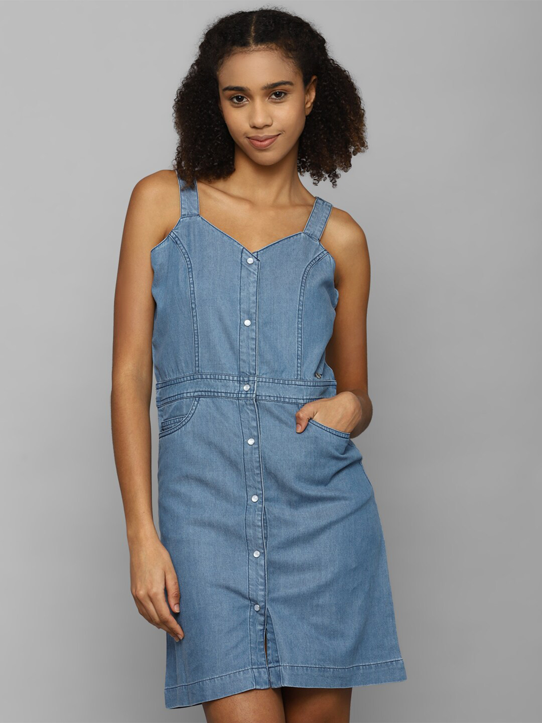 Allen Solly Woman Shoulder Straps Sheath Dress