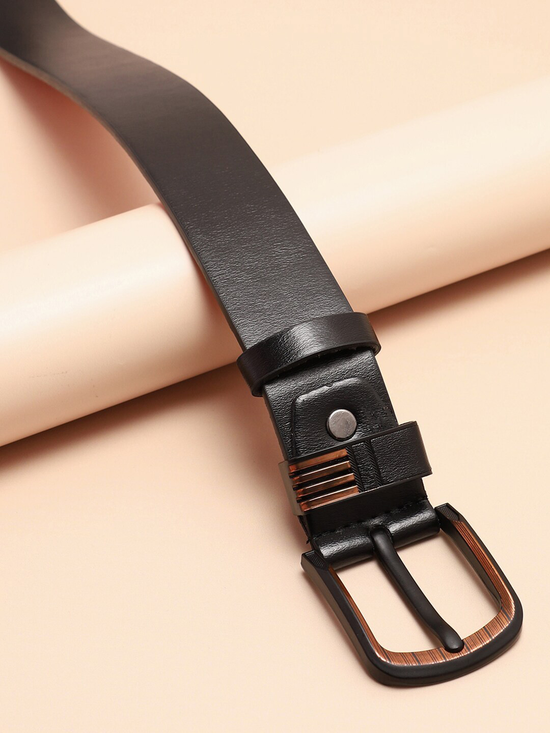 French Accent Men PU Formal Belt