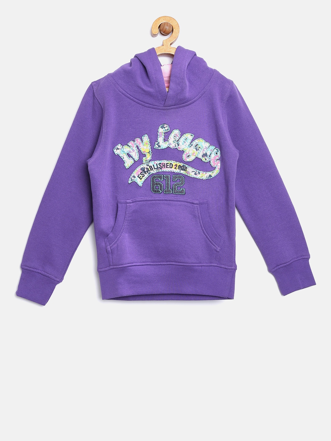 girls purple sweatshirt