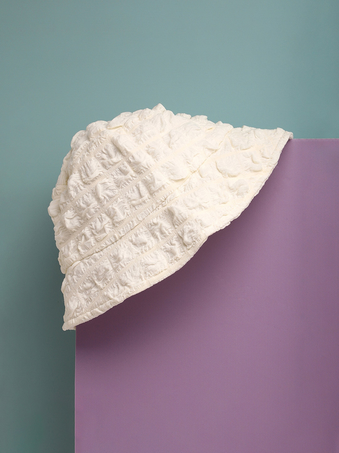 French Accent Men Quilted Bucket Hat