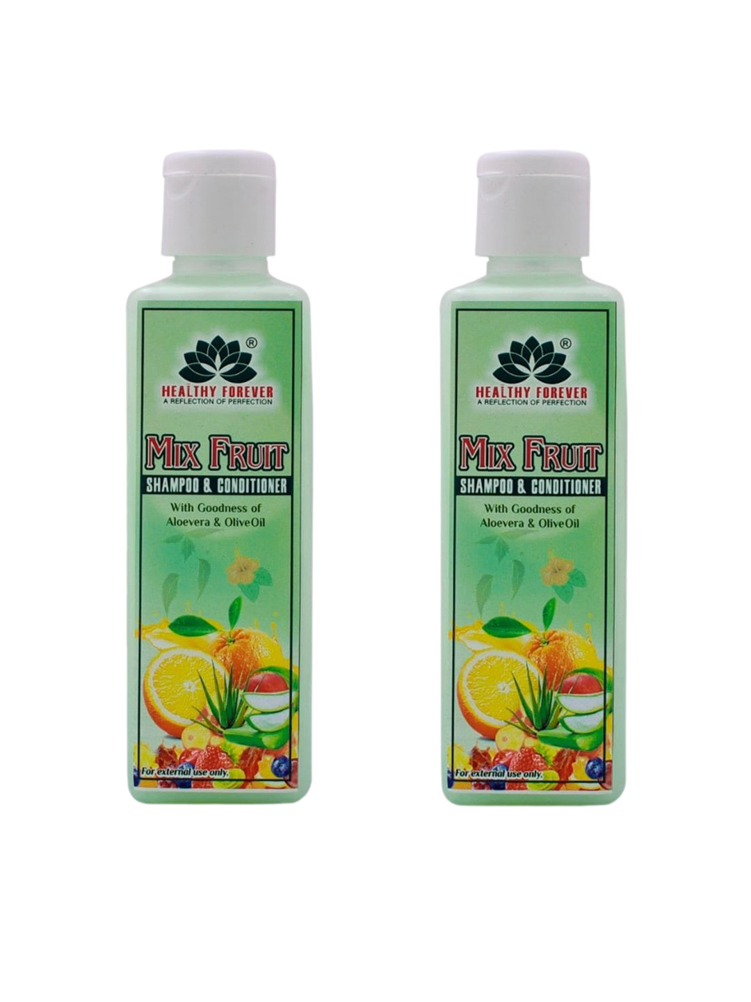 HEALTHY FOREVER Set Of 2 Mix Fruit Shampoo & Conditioner-200 ml Each