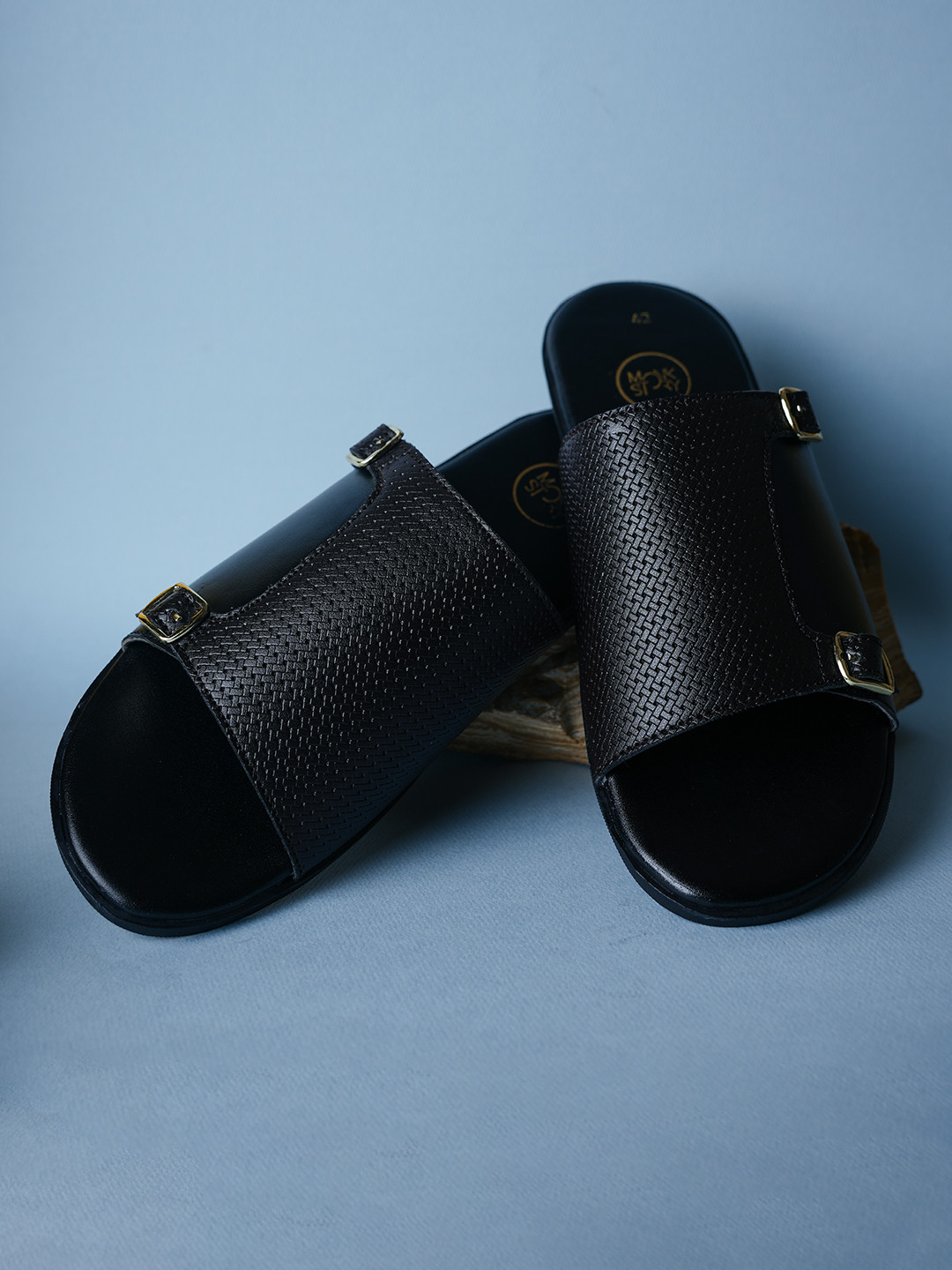 MONKSTORY Men Double Monk Comfort Sandals