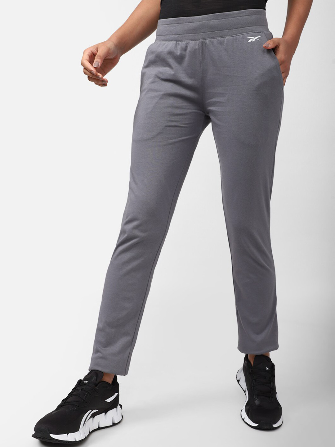 Reebok Women TE W Knit Pure Cotton Track Pants