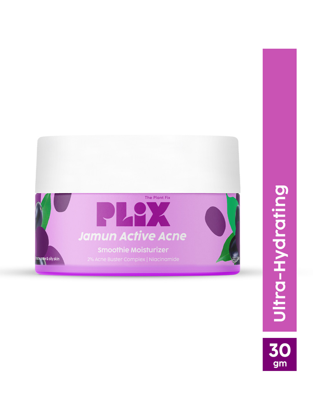 PLIX THE PLANT FIX 2% Niacinamide Jamun Moisturizer For Reduce Pimples - 30 g