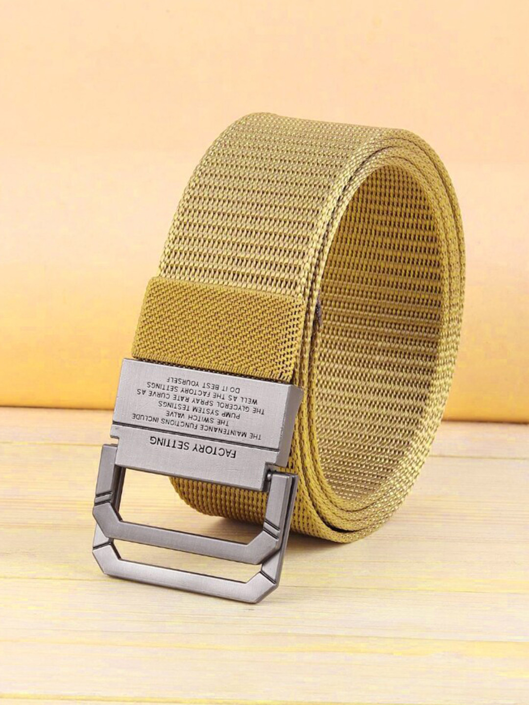 Kastner Men Canvas Textured Wide Belt