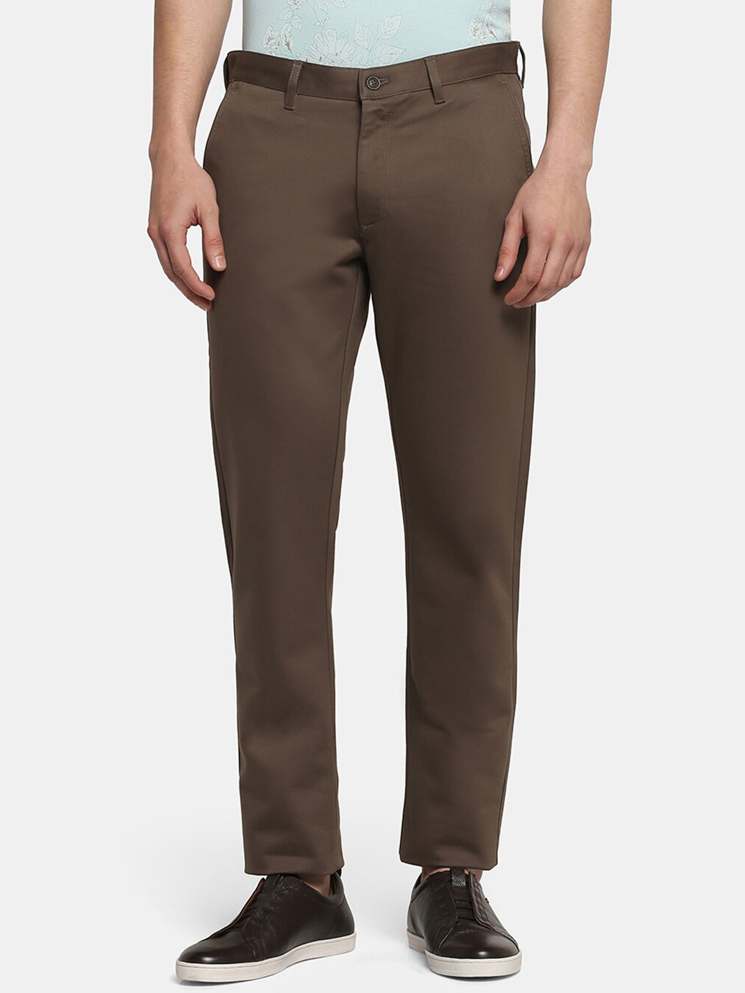 Blackberrys Men Slim Fit Wrinkle Free Chinos Trousers