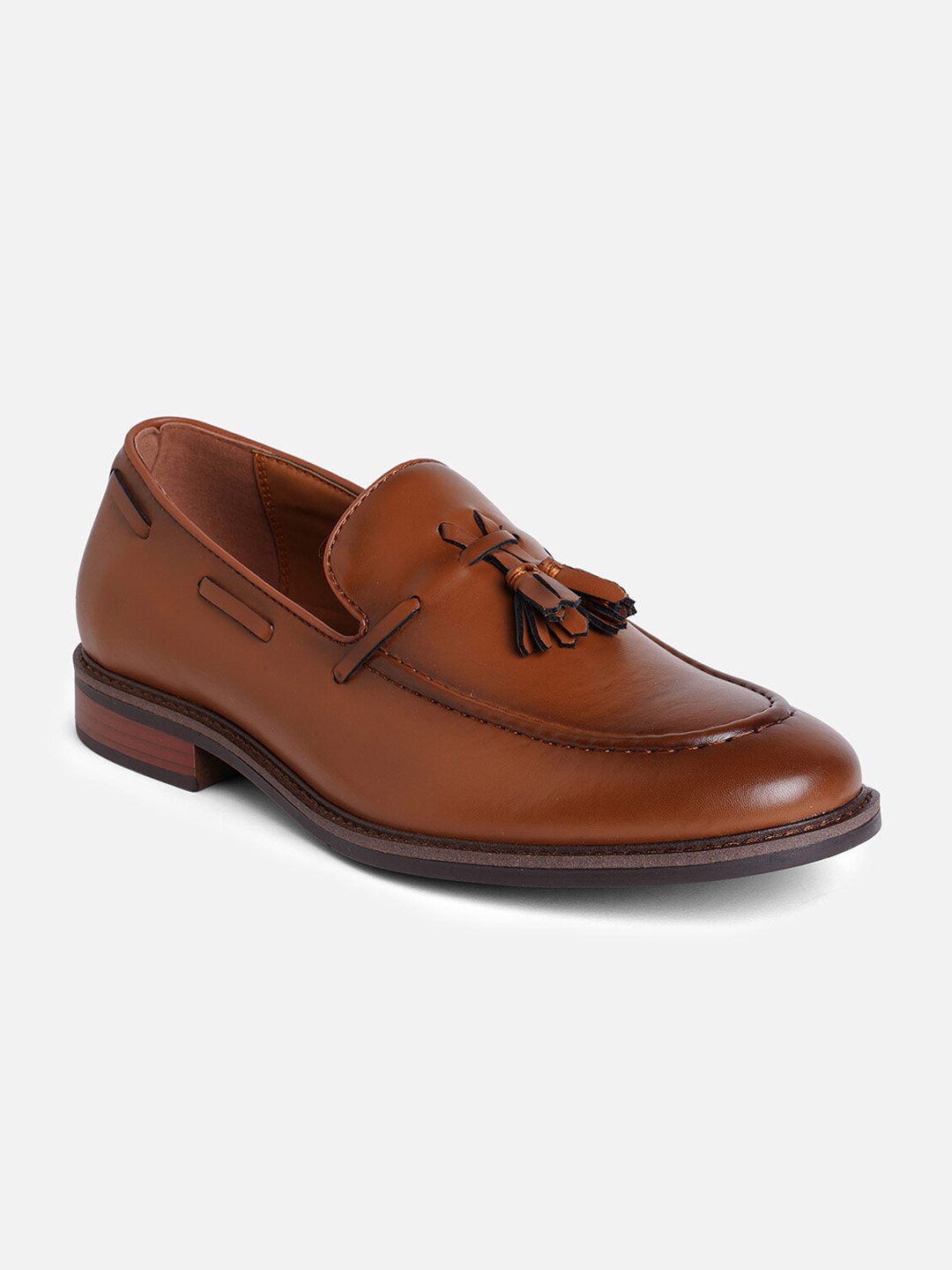 Buy online Maroon Leather Slip On Ons from Formal Shoes for Men by Louis  Stitch for ₹4999 at 62% off