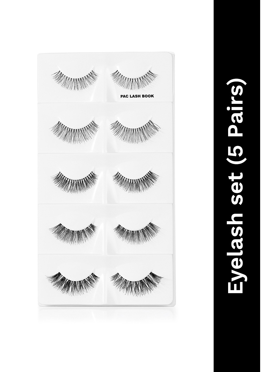 PAC Set Of 5 Pairs False Eyelashes Lash Book - Season 1
