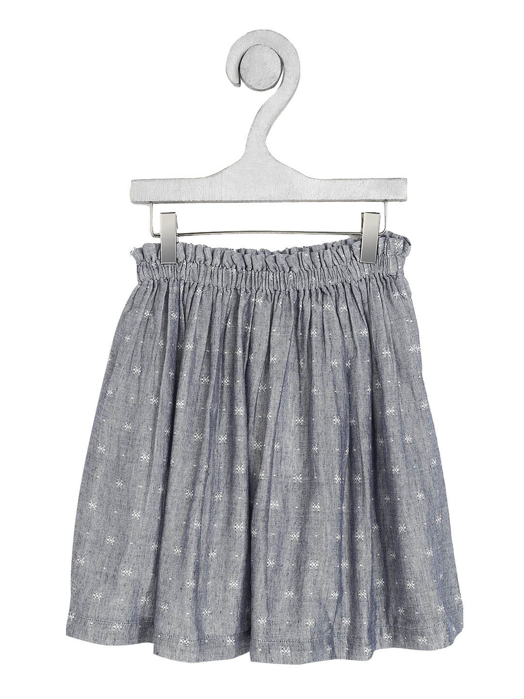 Ka-mee Girls Printed Pure Cotton Flared Skirt