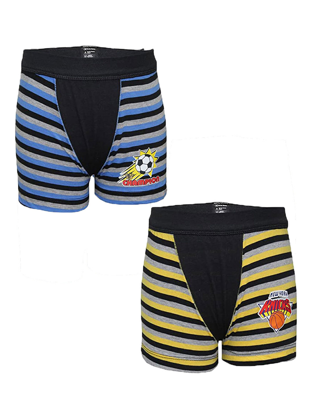 Bodycare Boys Pack Of 2 Assorted Pure Cotton Trunk