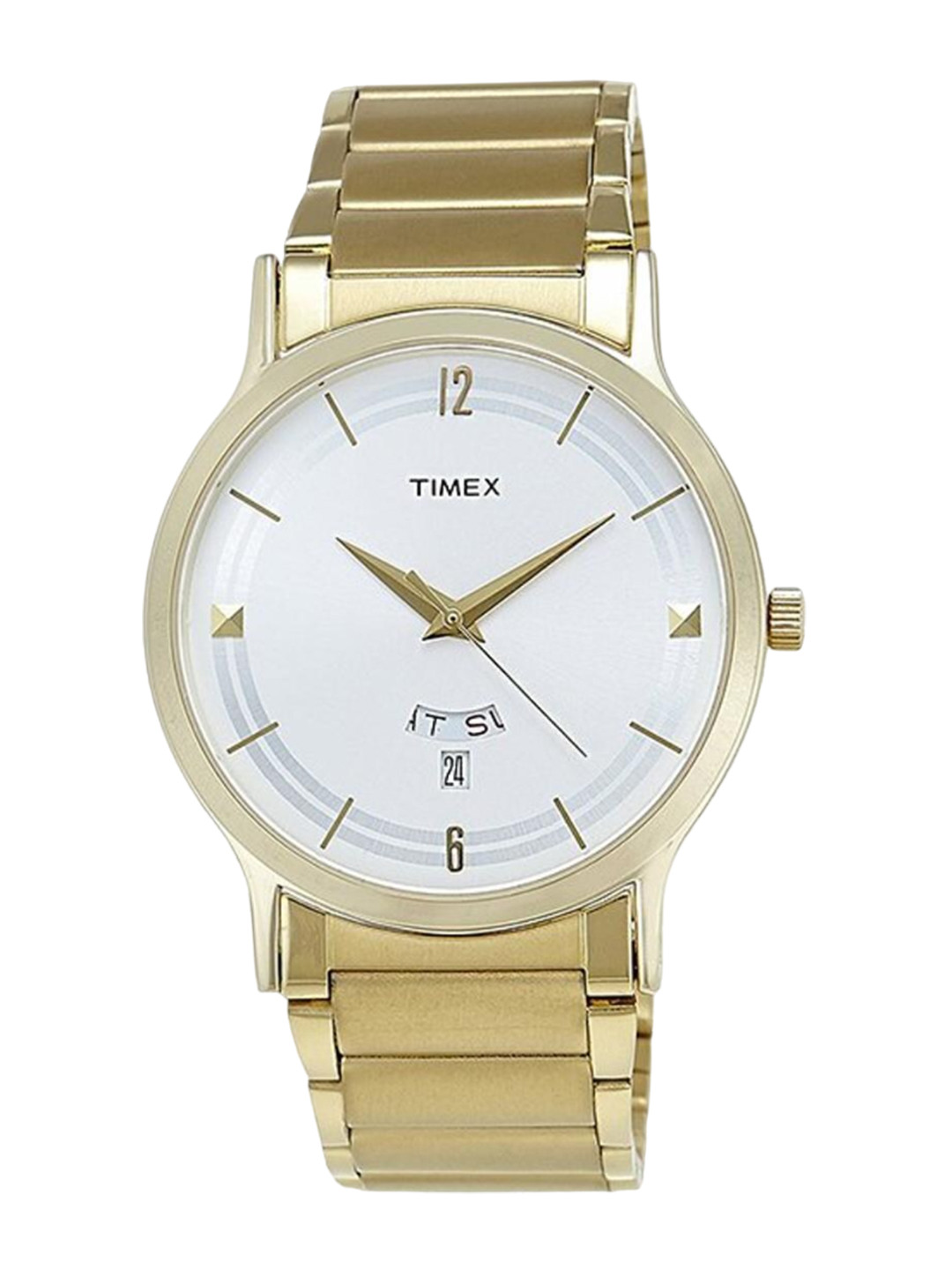 Timex Men Dial & Stainless Steel Bracelet Style Straps Analogue Watch TI000R420