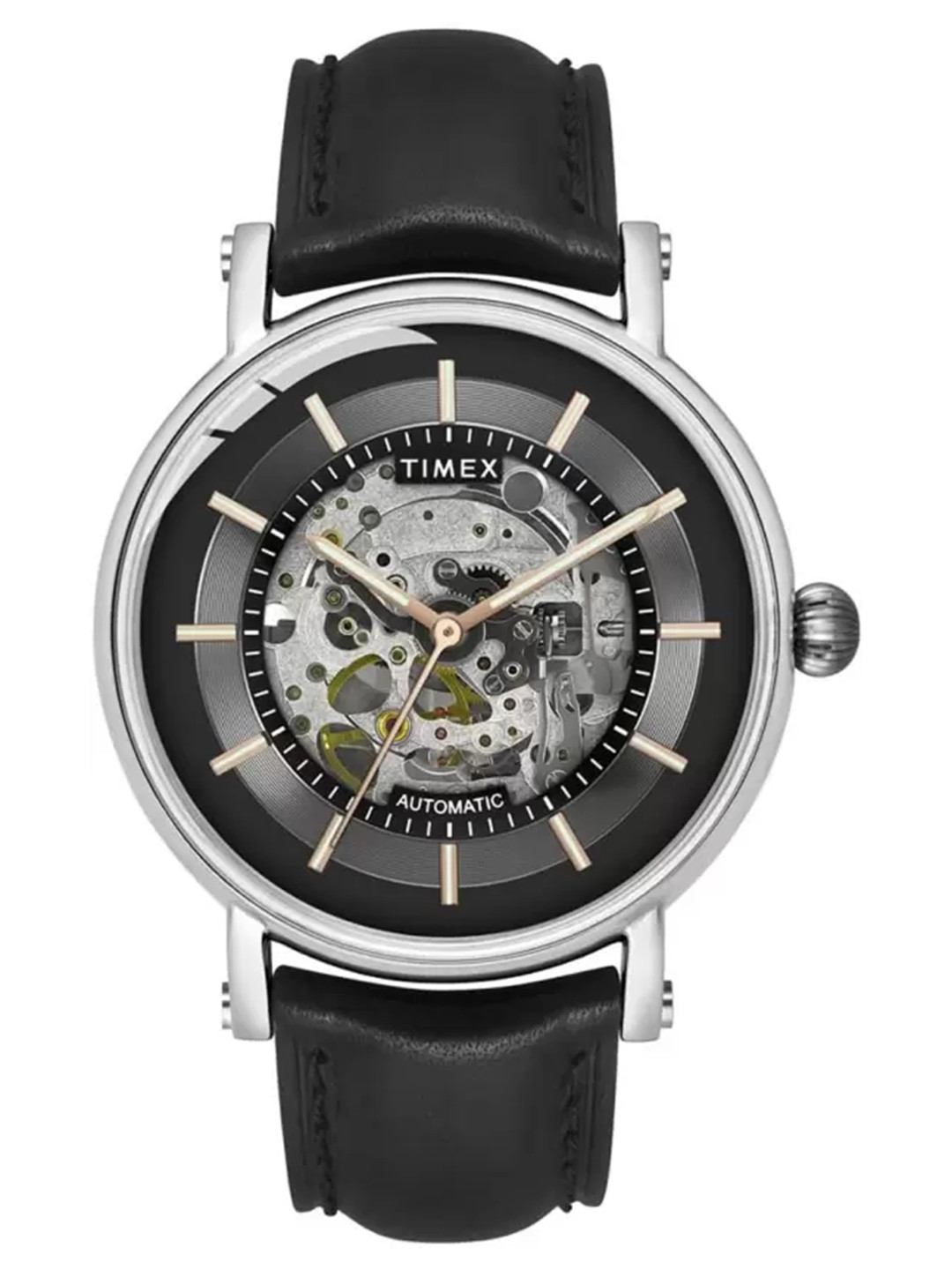 Timex Men Skeleton Dial & Leather Straps Analogue Watch TWEG16716