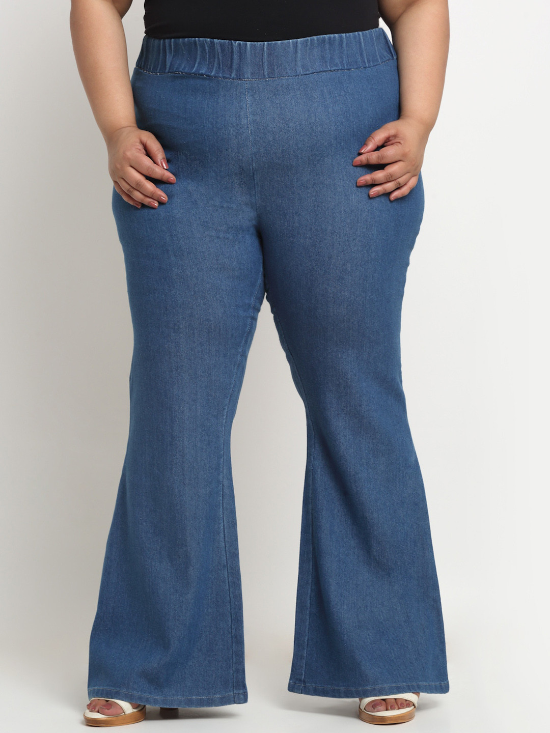 sindrellastorie Women Plus Size Bootilicious Stretchable Bootcut Jeans