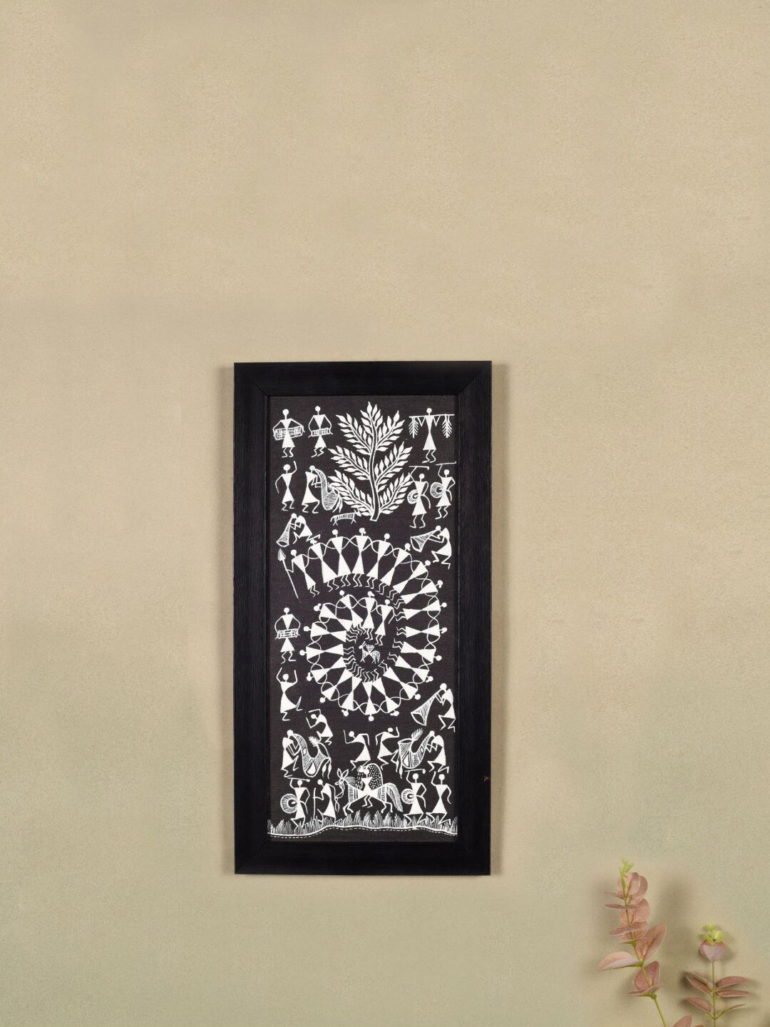 AAKRITI ART CREATIONS Canvas Wall Rectangle Paintings Wall Art -9 x 18 In