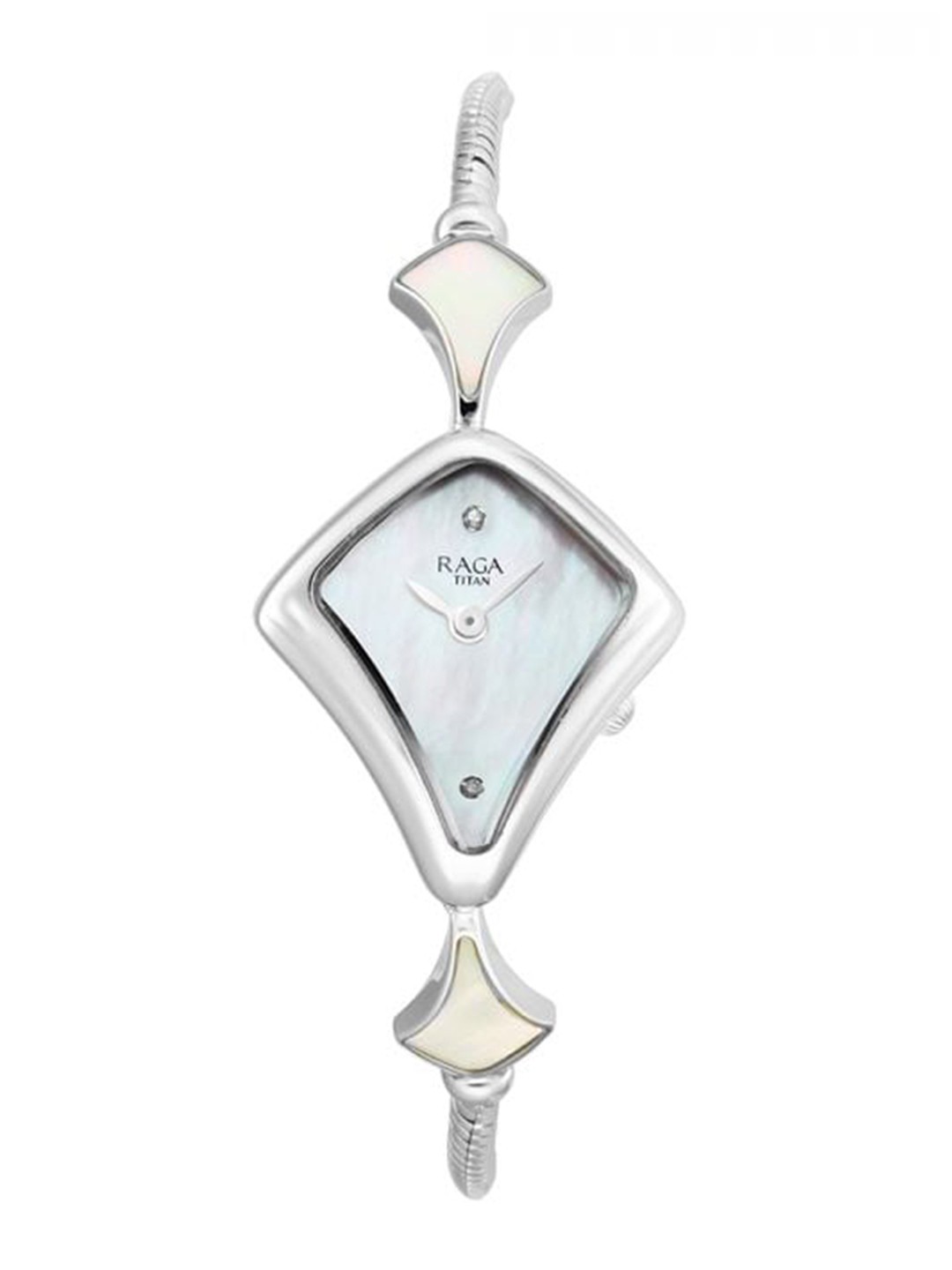 Titan Women Dial & Stainless Steel Straps Analogue Watch 9897VM03