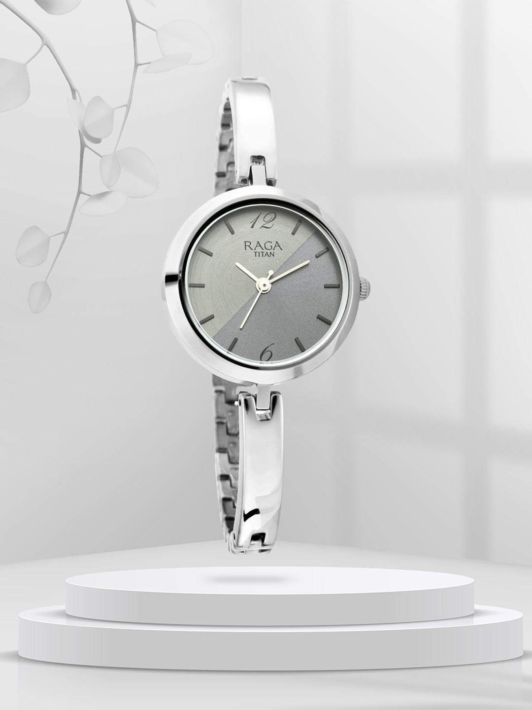 Titan Women Brass Stainless Steel Straps Analogue Watch NP2606SM05