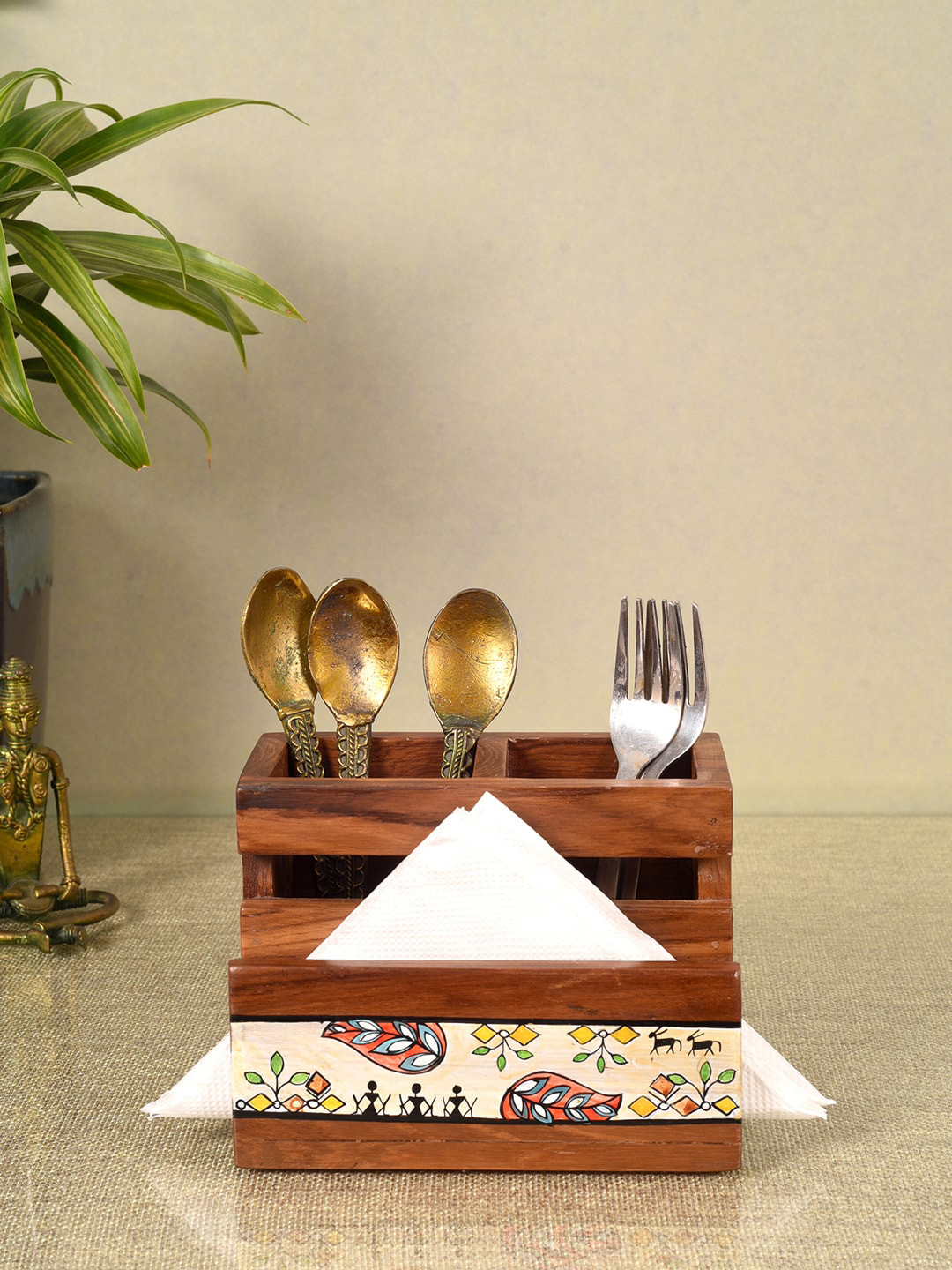 AAKRITI ART CREATIONS Cutlery Holder Stand