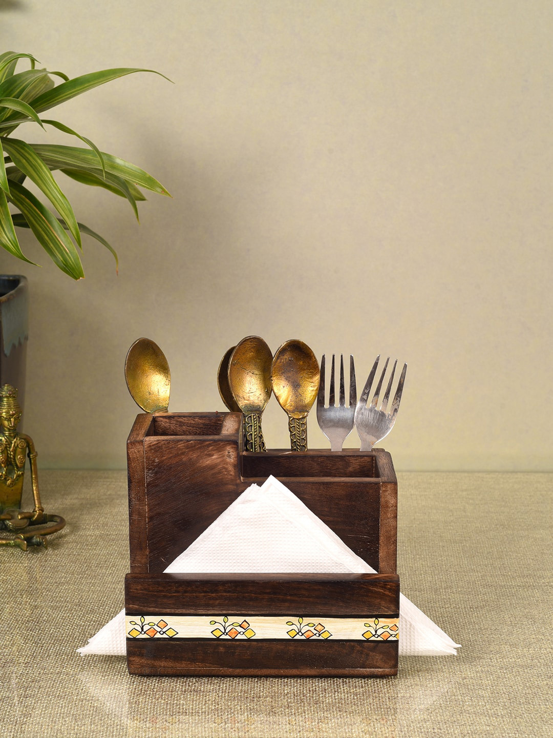 AAKRITI ART CREATIONS Holder Box Cutlery