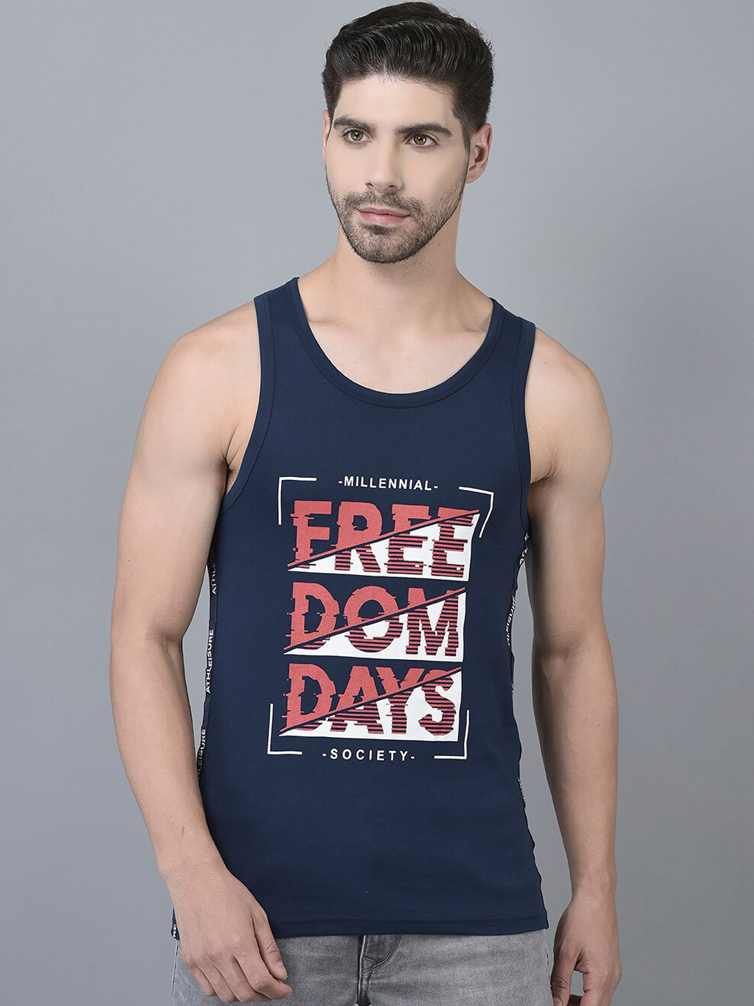 Dollar Printed Cotton Tank Innerwear Vest