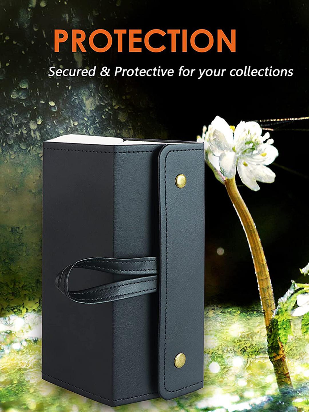 Awestuffs Black Sunglasses Case Organizer