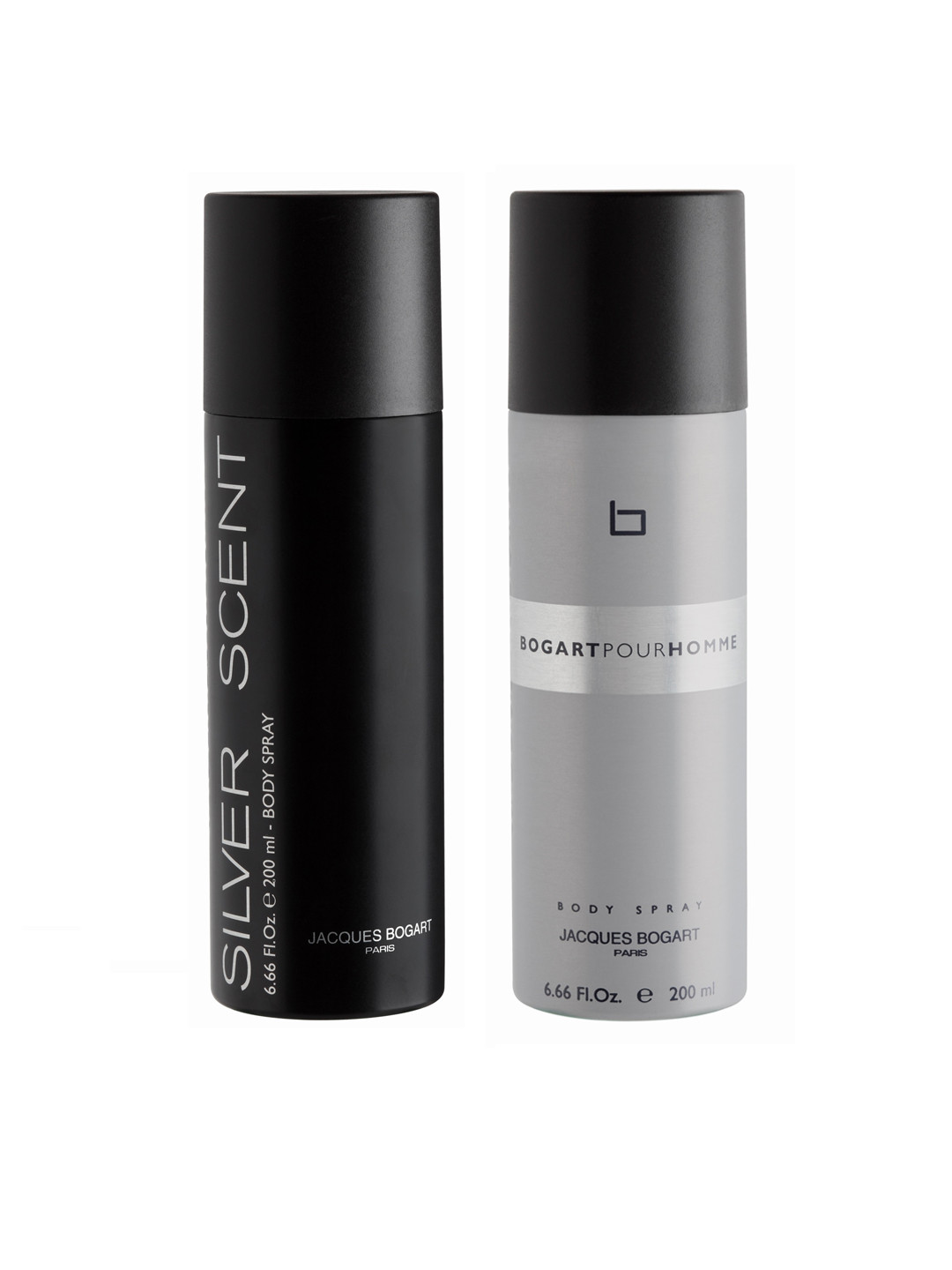 JACQUES BOGART Men Silver Scent + Pour Homme Body Sprays