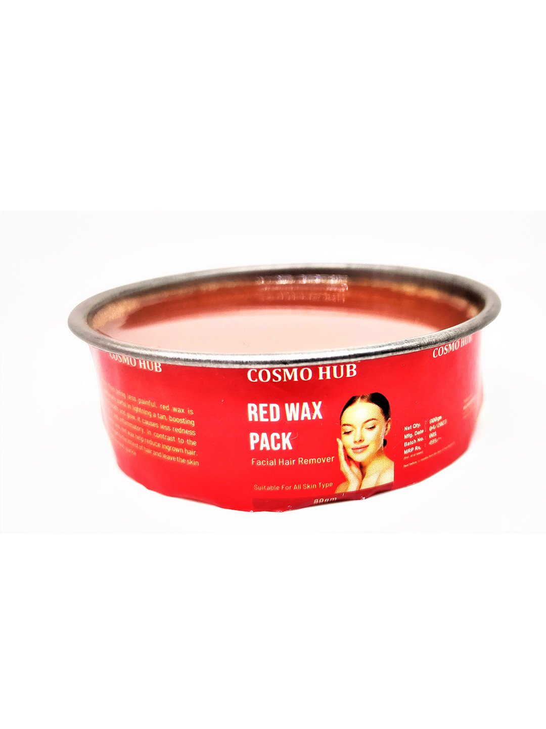 COSMO HUB Professional Red Facial Hair Removal Wax - 80g